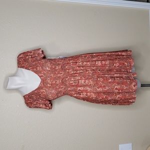 Coco + Jaimeson Rancher's Daughter Floral Midi Dress (Size Medium)